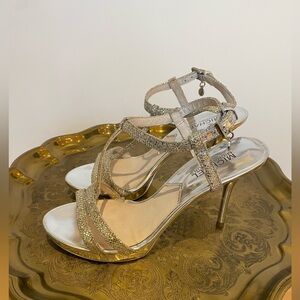 Michael Kors silver heels